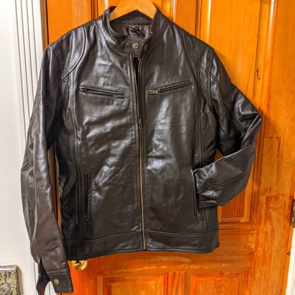 Men's leather jacket